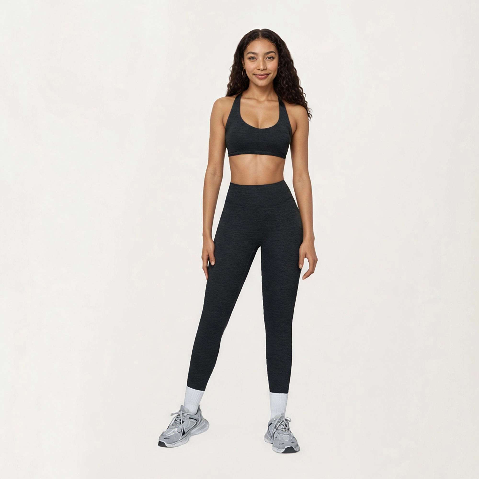 Anna-Kaci Active Women's High Waist Seamless Full Length Compression Leggings