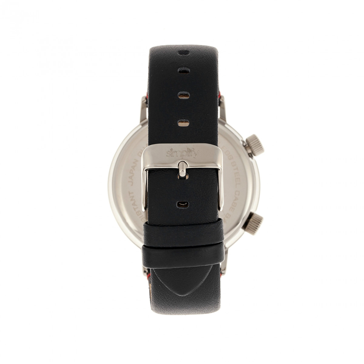 Simplify The 3300 Leather-Band Watch