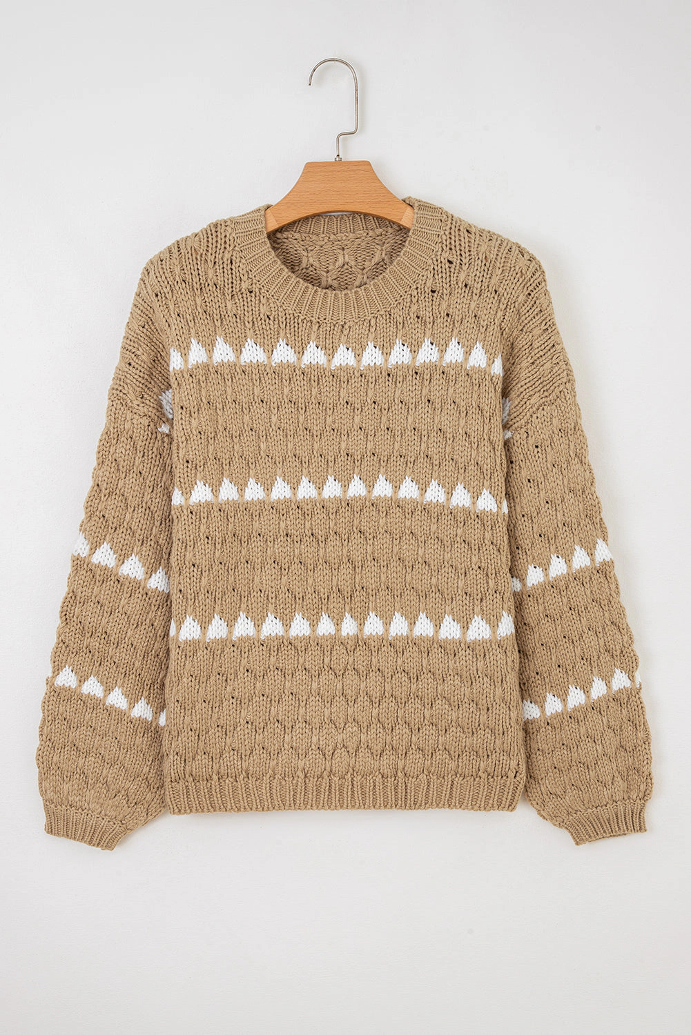 Threaded Pear Women's Avery Puff Sleeve Baggy Sweater