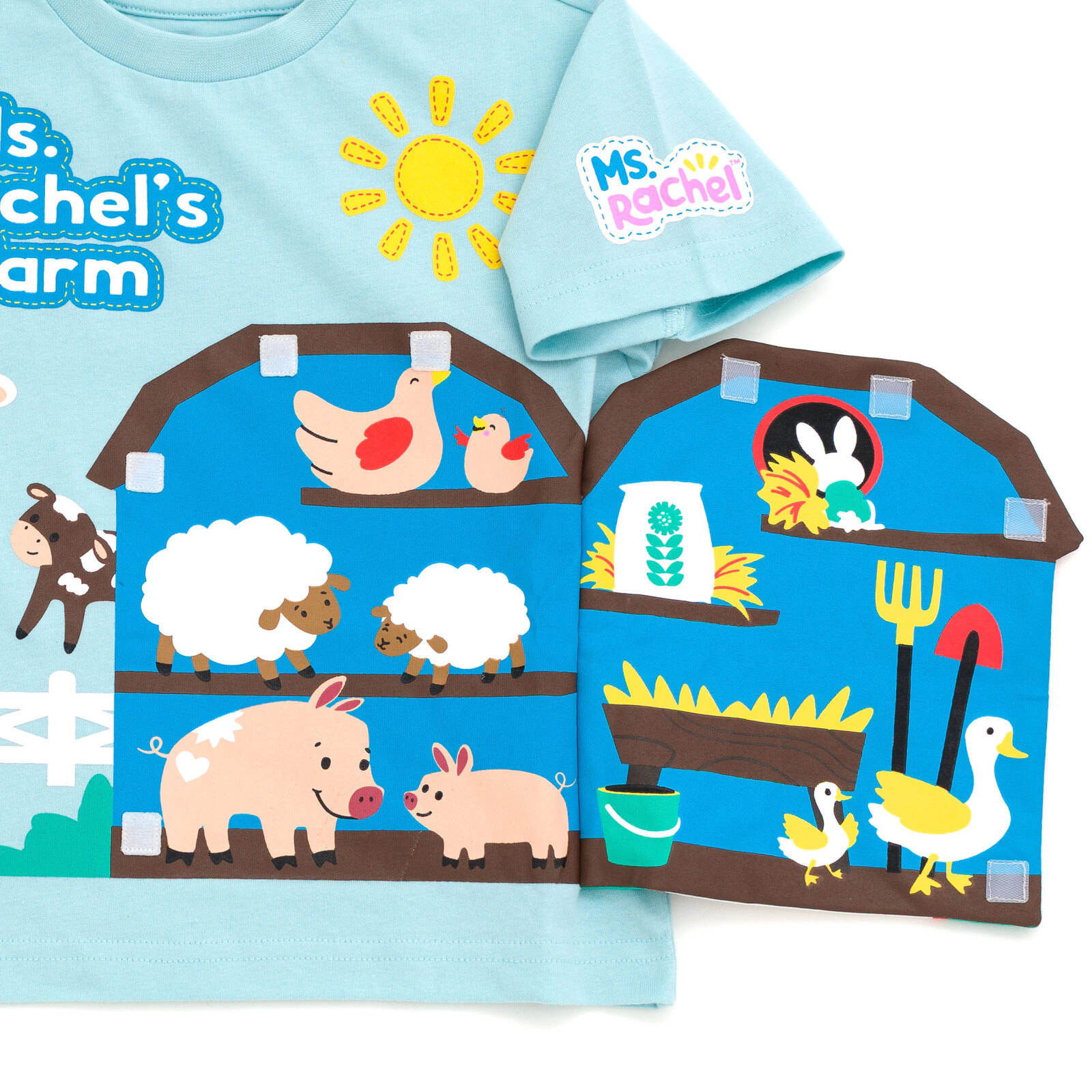 Ms. Rachel Short Sleeve T-Shirt  with 3D Flap